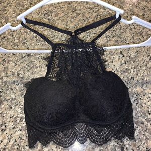 Halter Lace Bralet - Push up